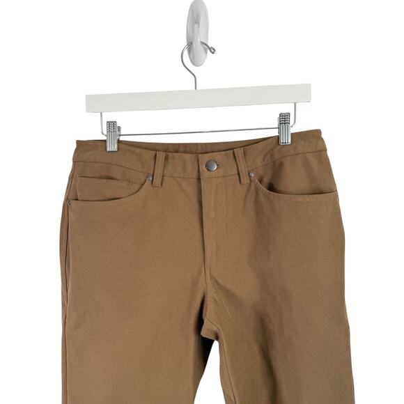 Lululemon ABC Slim Fit Pocket Pants 32" Utilitech Artifact Khaki Office Mens 31 - Picture 3 of 7